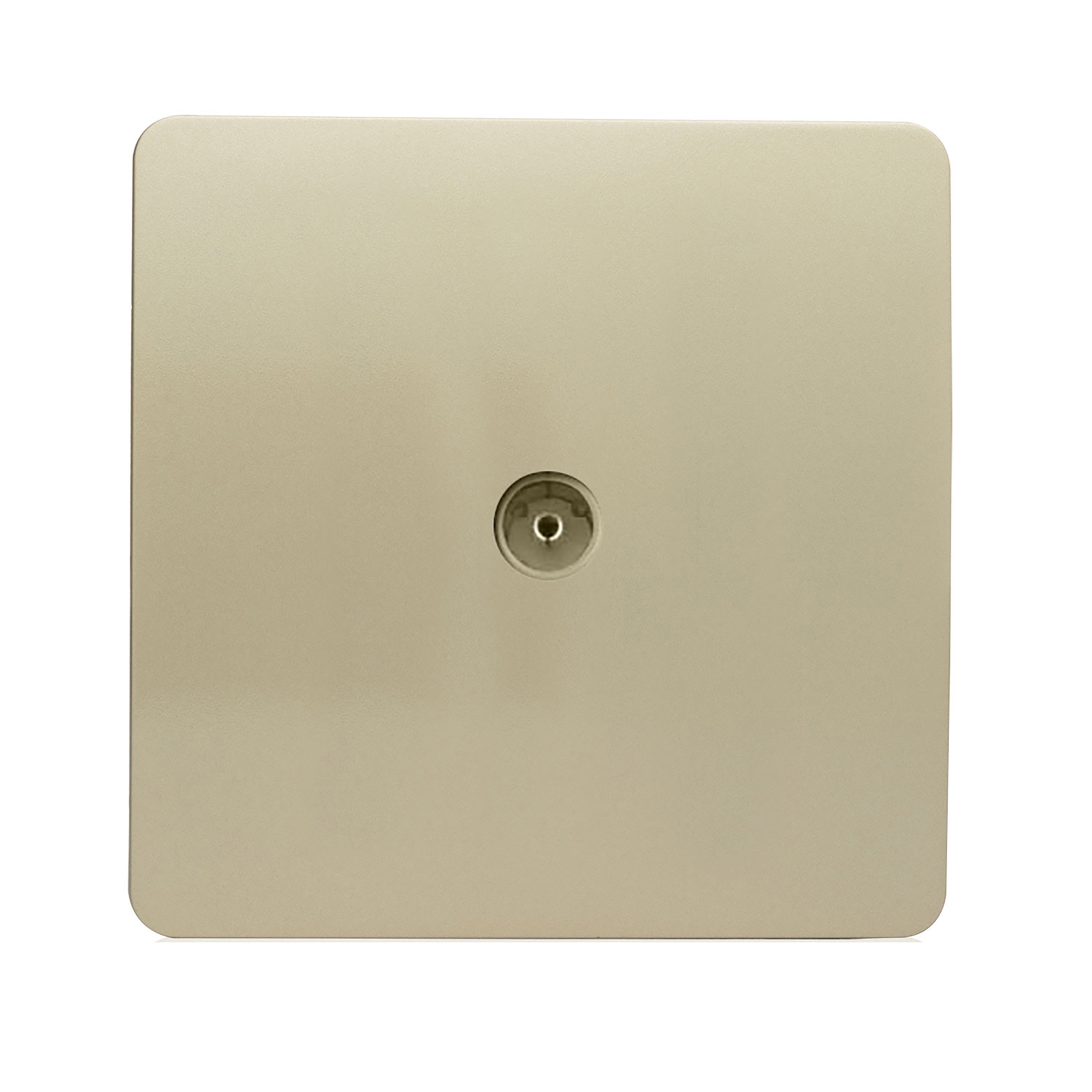 ART-TVSGO  TV Co-Axial 1 Gang Champagne Gold